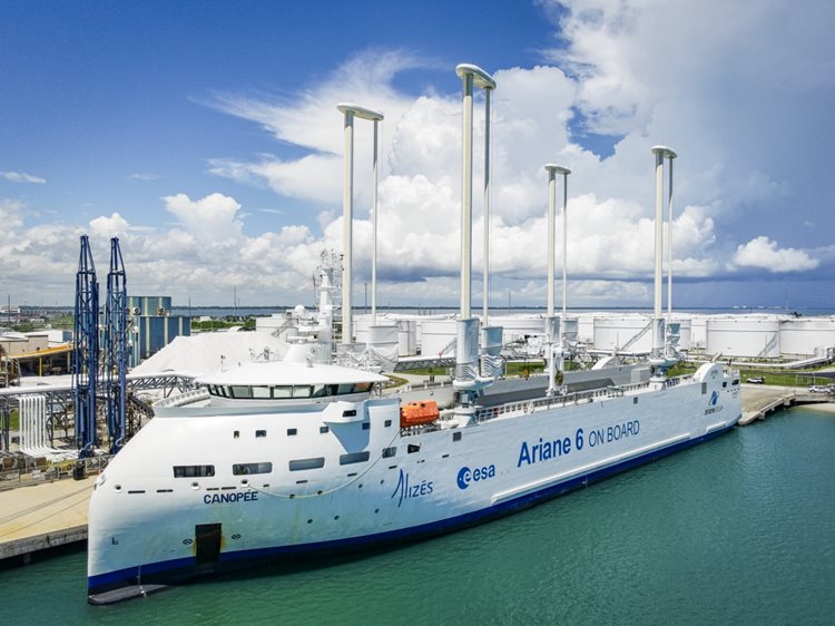 Photo of MV Canopee docked at Port Canaveral