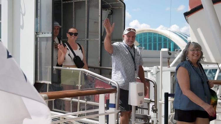 Cruise passengers at Port Canaveral