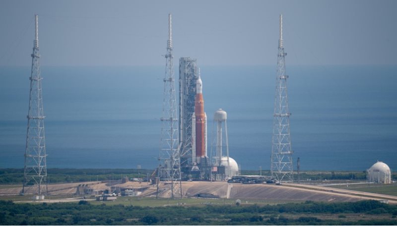 Artemis 1 on launch pad