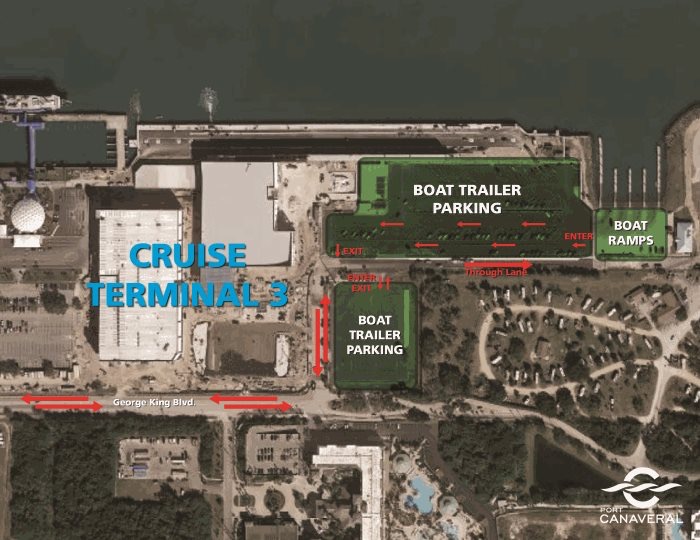 Red Snapper Boat Parking Map