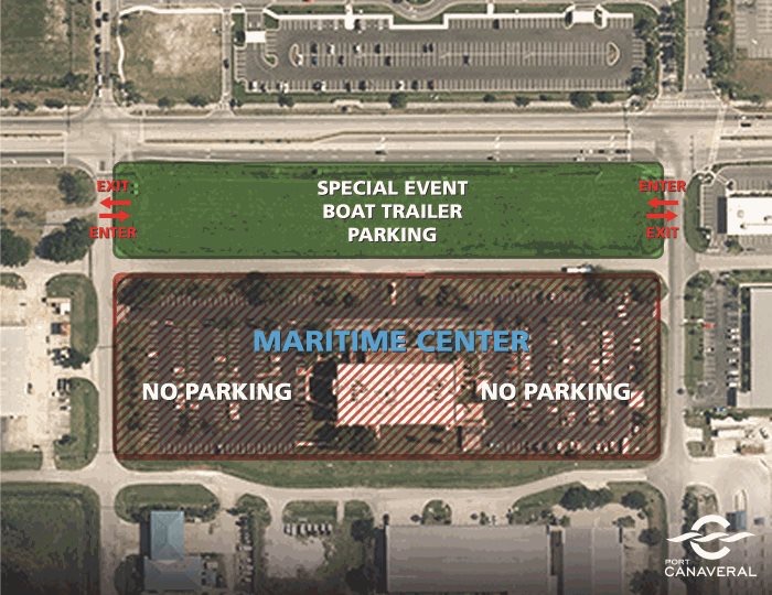 Red Snapper Extra Boat Trailer Parking Map