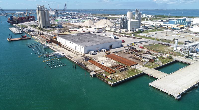 North Cargo Berth 3 Aerial before construction