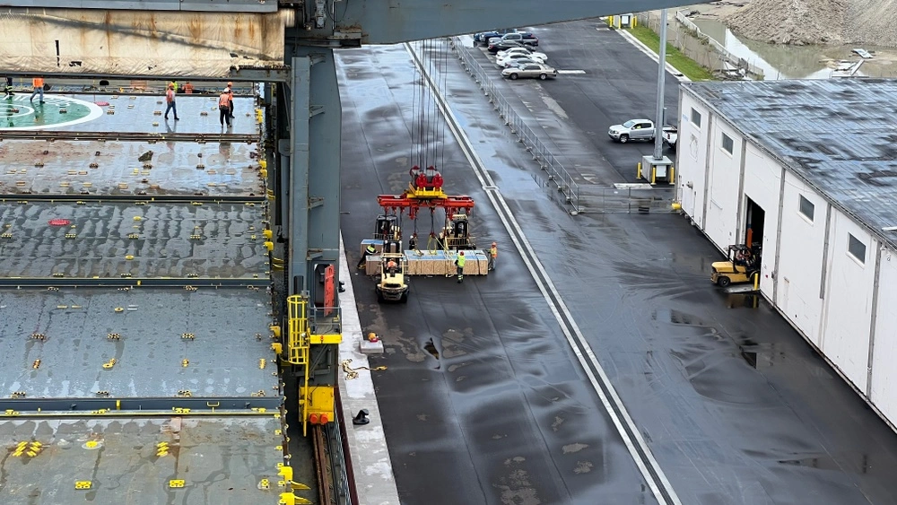 a high angle view of a road